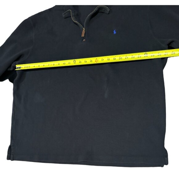 Polo Ralph Lauren Black/BLUE Logo Pullover Sweater Mens Big And Tall 2XB Big |F1 - Picture 5 of 5